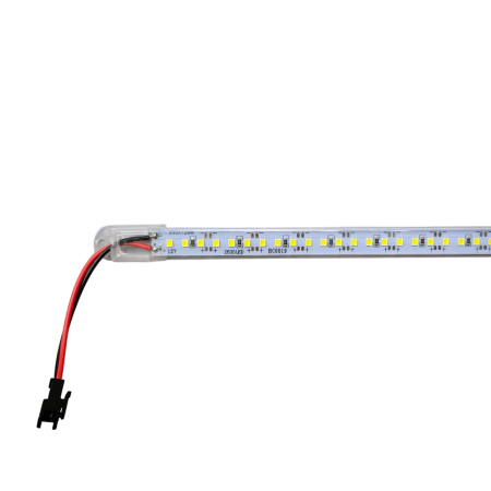 Banda LED - Bandă LED rigidă alb rece 50 cm 12V 10W cu  mufă de alimentare., IP44, 5730