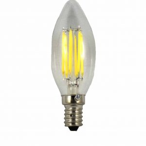 Becuri  Led - Bec C35 E14 4W Filament Lumina Rece