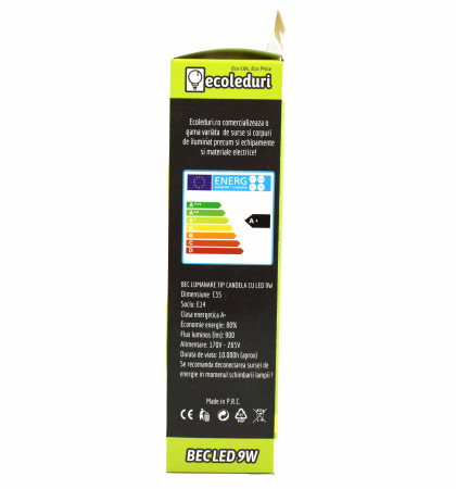 Bec E14 Tip Flacara Ecoled 3500K [2]