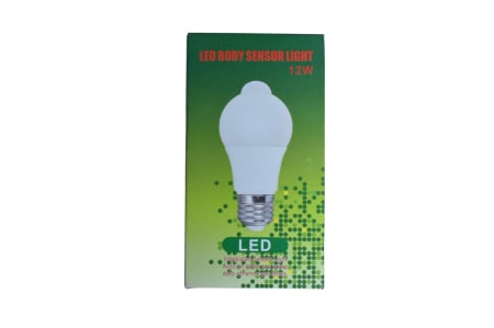 Bec LED E27 12W cu senzor de mișcare și lumină 6500K [3]
