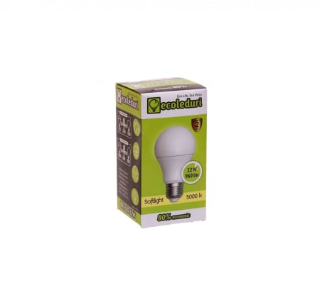 Bec LED E27 12W 3500K Ecoleduri [1]
