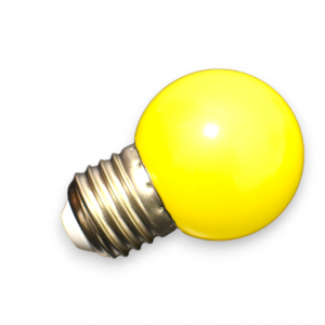 Bec Color led - Bec  LED G45 galben matuit E27 10 buc