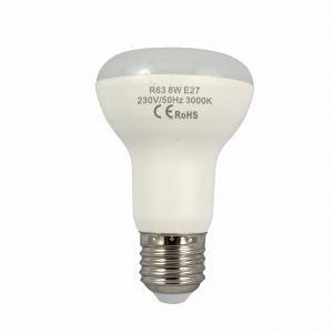 Spoturi LED - Bec R63 E27 Led 8W Cald