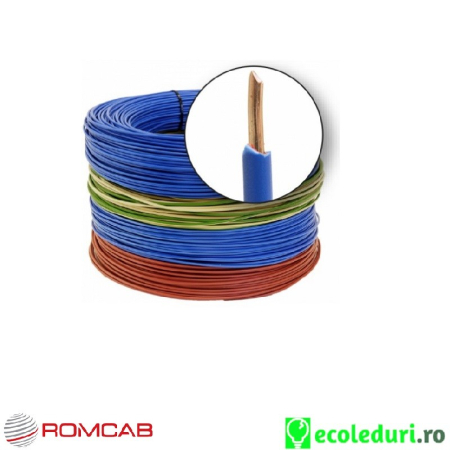 Cablu electric, canal cablu - Conductor electric FY 1.5mm - rola 100m