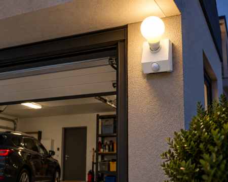 Aparataj şi accesorii - Dulie E27 cu senzor de lumină și mișcare GYDZ001 110–240V aplicabilă pe perete- Imagine produs en-gros