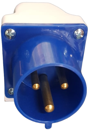 Ştechere/Stecher adaptor - Fisa Fixa industriala  2P+E 32 A 220V IP44 APARENTA