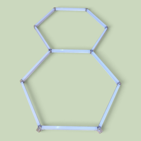 Lampa hexagonala LED pentru salon si barbershop [2]