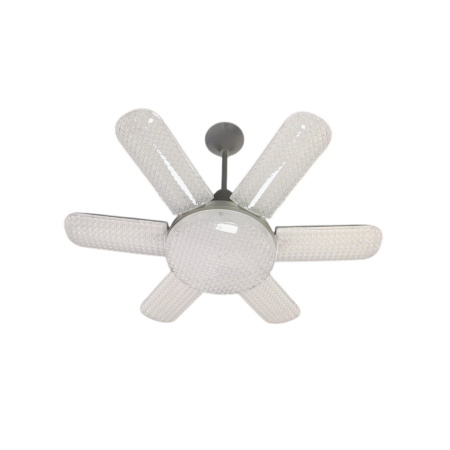 Lampă LED E27 65W cu 6 brațe pliabile transparente 9000K [2]