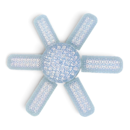 Lampă LED E27 65W cu 6 brațe pliabile transparente 9000K [4]