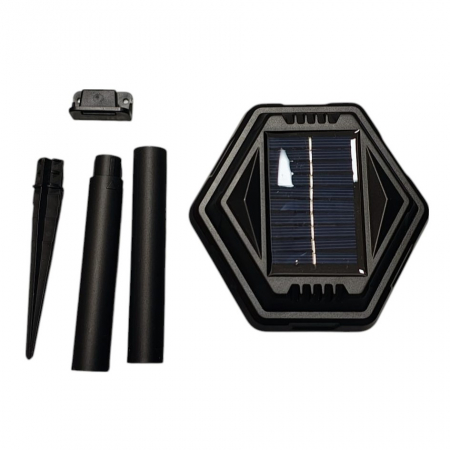 Lampa Solara LED Exterior Iluminare Puternica Senzor de Miscare Rezistenta la Apa IP65 Autonomie Mare Design Modern pentru Gradina ecoleduri.ro [6]