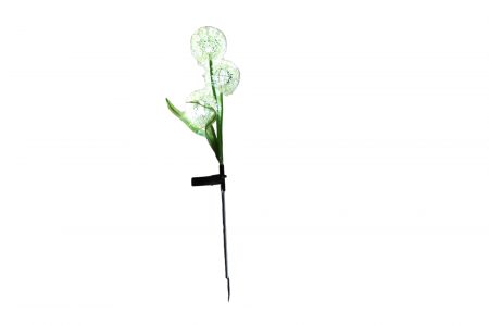 Lampi solare decorative de gradina tip floare de trandafir galben [2]