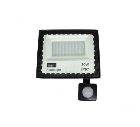 Proiectoare LED - Mini Proiector Led 30 W cu senzor de lumina si miscare , exterior IP67 , slim , 6500k