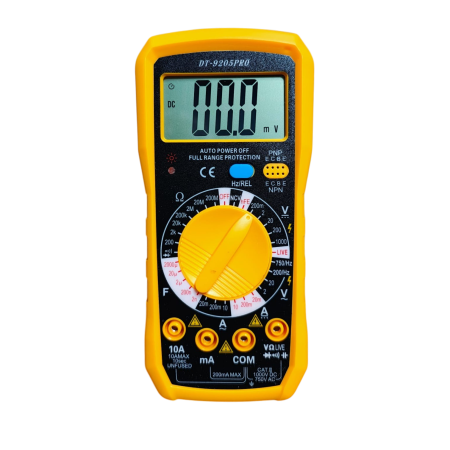 Multimetru Digital DT-9205PRO – Aparat de Măsură AC/DC Multifuncțional [4]