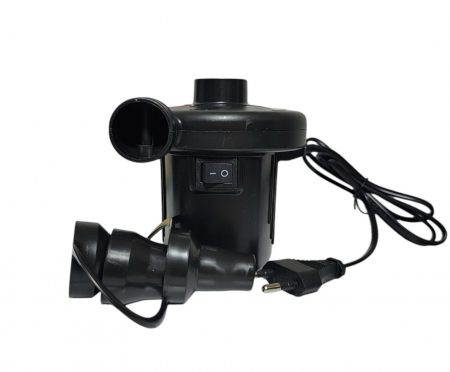 Pompa electrică HT-196 pentru umflat/umflat rapid saltele și obiecte gonflabile, 3 duze incluse [1]