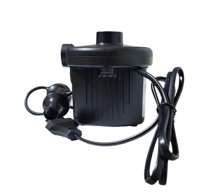 Accesorii camping - Pompa electrică HT-196 pentru umflat/umflat rapid saltele și obiecte gonflabile, 3 duze incluse