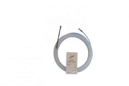 Cablu electric, canal cablu - Sonda din PVC pentru tragere cablu 15m, alb