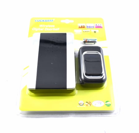 Scule / utile / sonerii - Sonerie fara fir neagra 220 V exterior