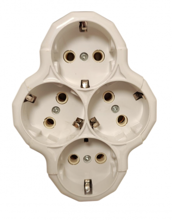 Aparataj şi accesorii - Triplu stecher  stea cu ceramica si impamantare 4 posturi