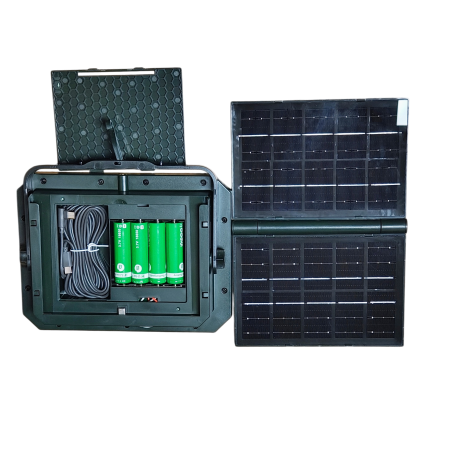 Proiector LED solar BL-930 cu 288 LED, panou solar detașabil, telecomandă și funcție Power Bank ecoleduri [3]