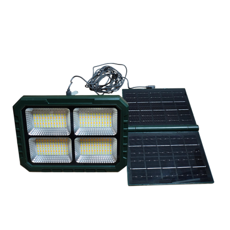 Proiector LED solar BL-930 cu 288 LED, panou solar detașabil, telecomandă și funcție Power Bank ecoleduri [2]