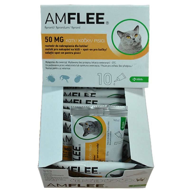 ANTIPARAZITAR EXTERN PENTRU PISICI AMFLEE CAT 50 MG [1]