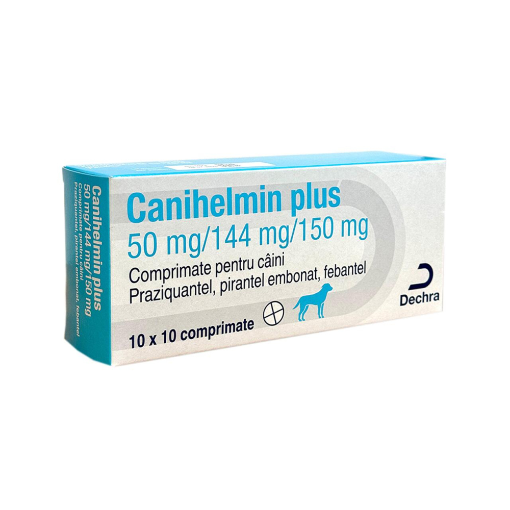 Antiparazitar intern caini, Canihelmin Plus, BLISTER x 10 TB [2]