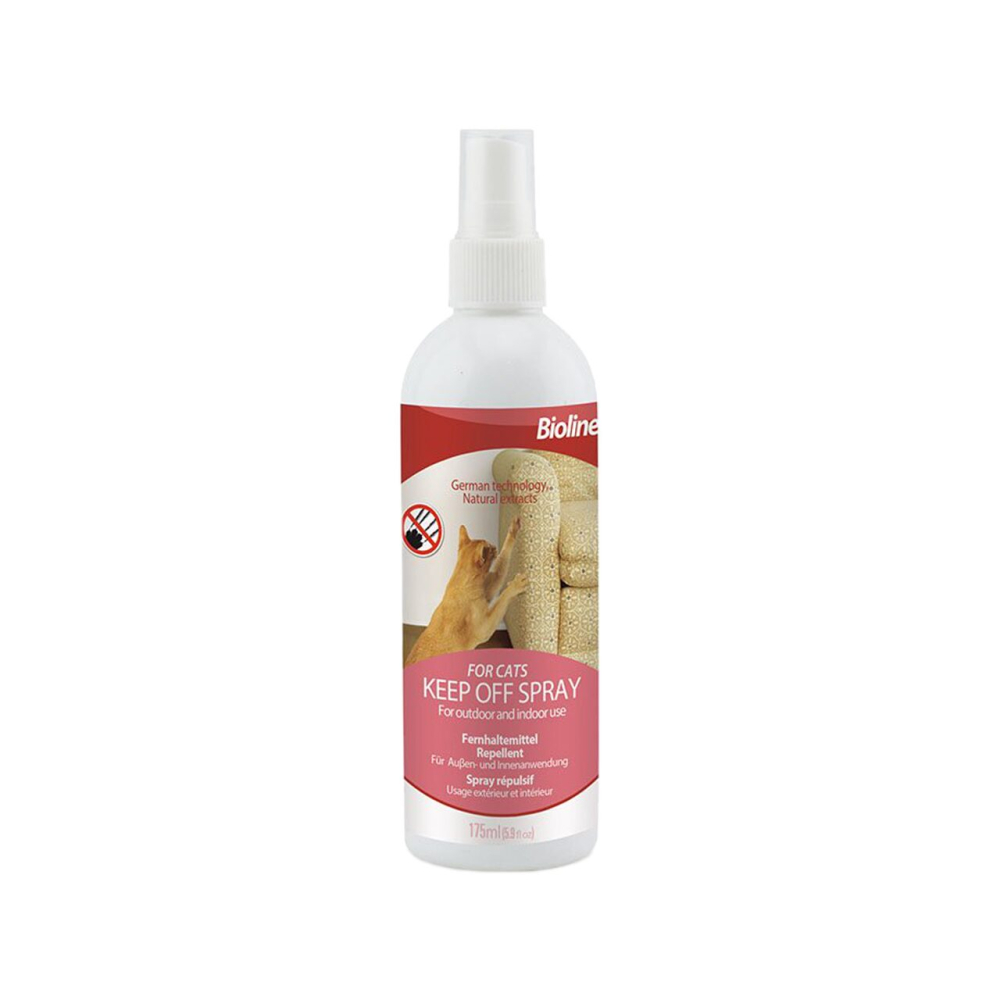 Bioline Keep Off Spray Repelent Pisici 175 ml – Protecție Eficientă Mobilier [1]