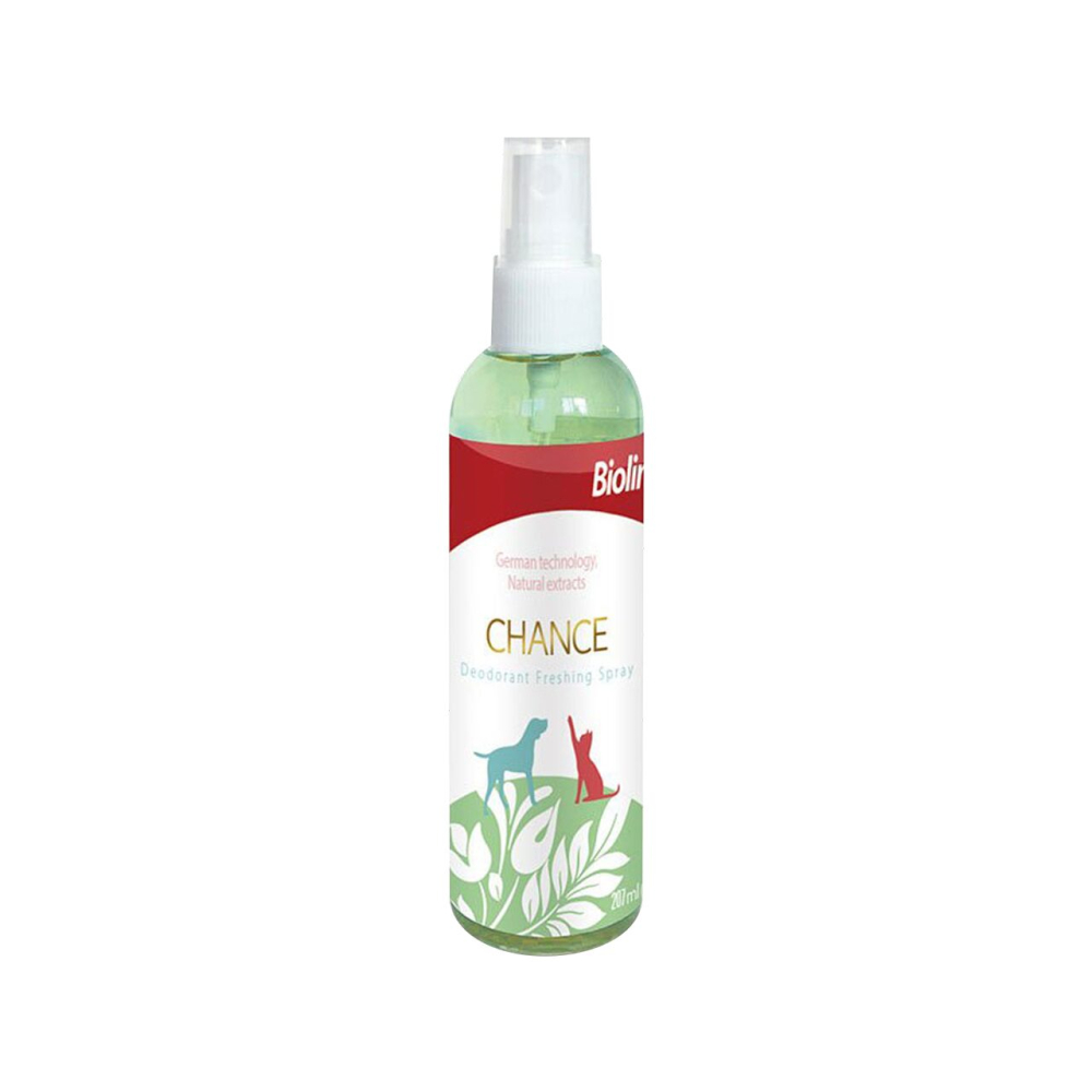 BIOLINE SPRAY ODORIZANT FRESH CHANCE PENTRU CAINI SI PISICI 207ML [1]