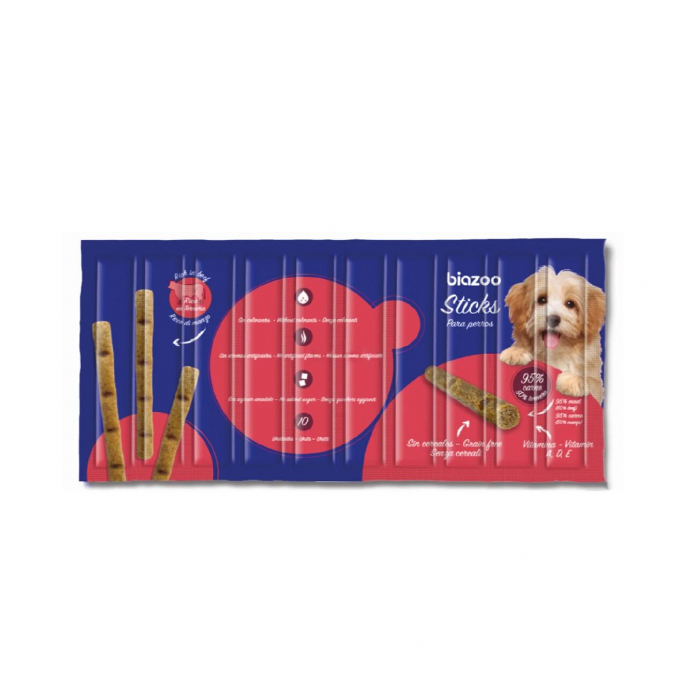 BIOZOO RECOMPENSE PENTRU CAINI STICKS DE VITA 10BUC 100G [1]