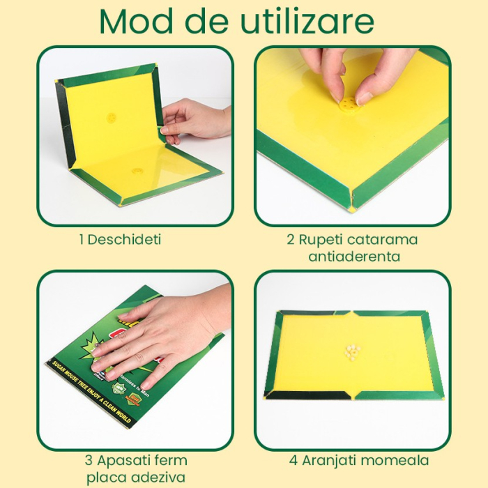 Capcană adezivă pentru șoareci și șobolani 21 x 16 cm [2]