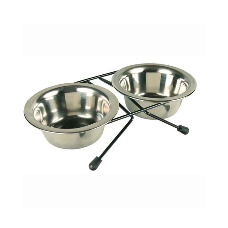 CASTRON INOX CU SUPORT MOL 2BUC 0.20L PENTRU CAINI [1]