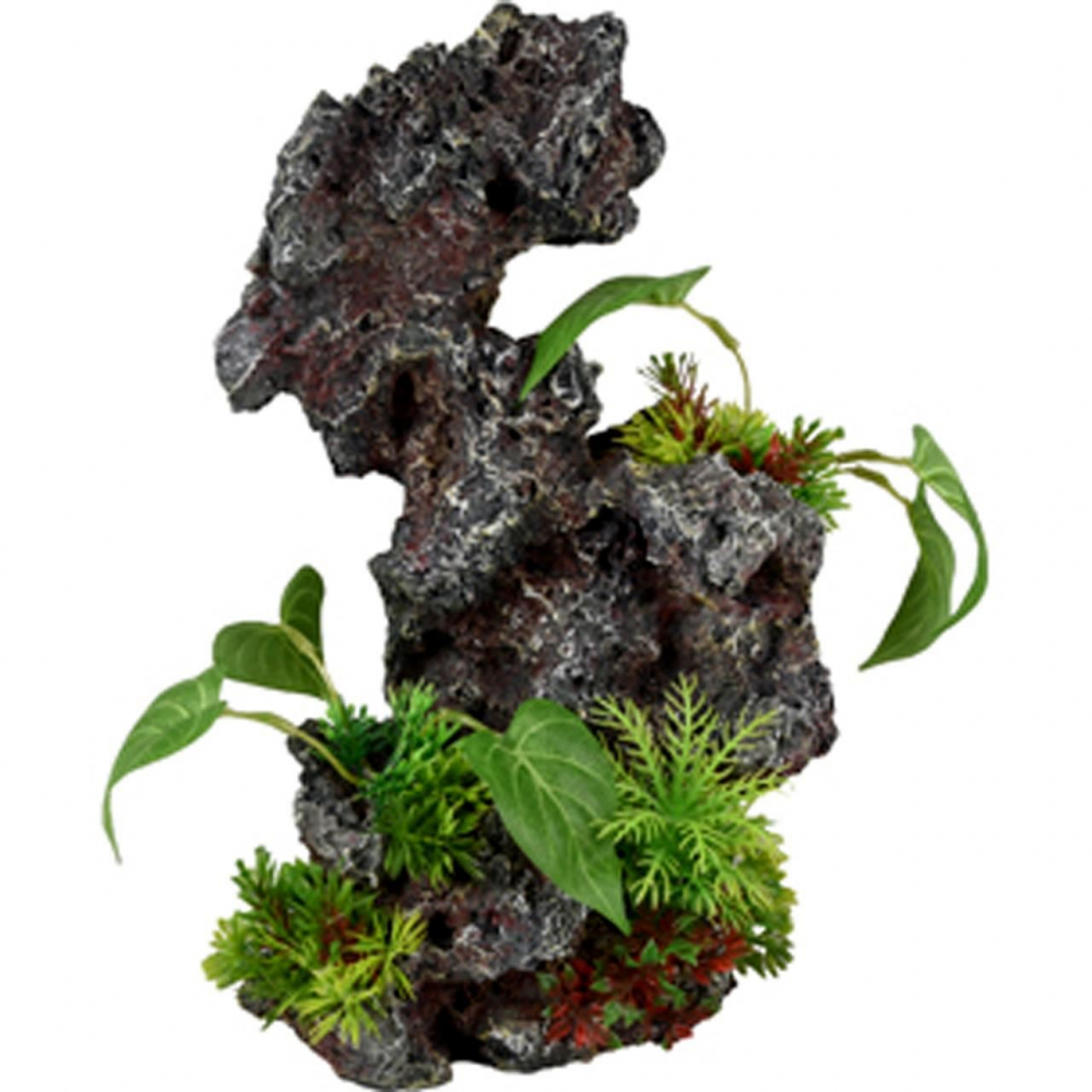 DECOR ACVARIU &quot;PETRA MARE&quot; ROCA SI PLANTE 19X15X31 CM/410120 [1]