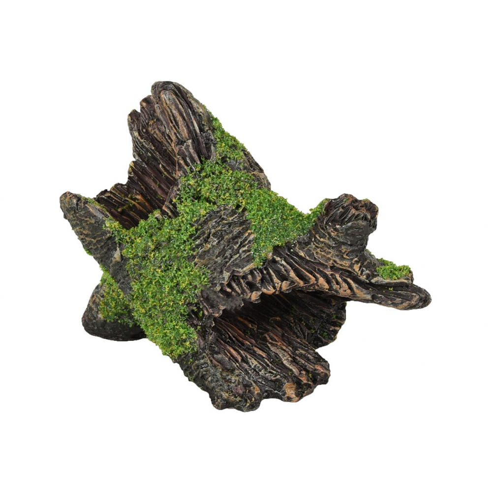 DECOR PENTRU ACVARIU MOZA TRUNCHI DE COPAC MIC FLAMINGO 11x7x9CM [1]