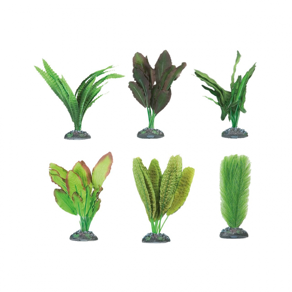 DECOR PENTRU ACVARIU PLANTA CONGO S MULTICOLOR FLAMINGO 6x10x13CM [1]