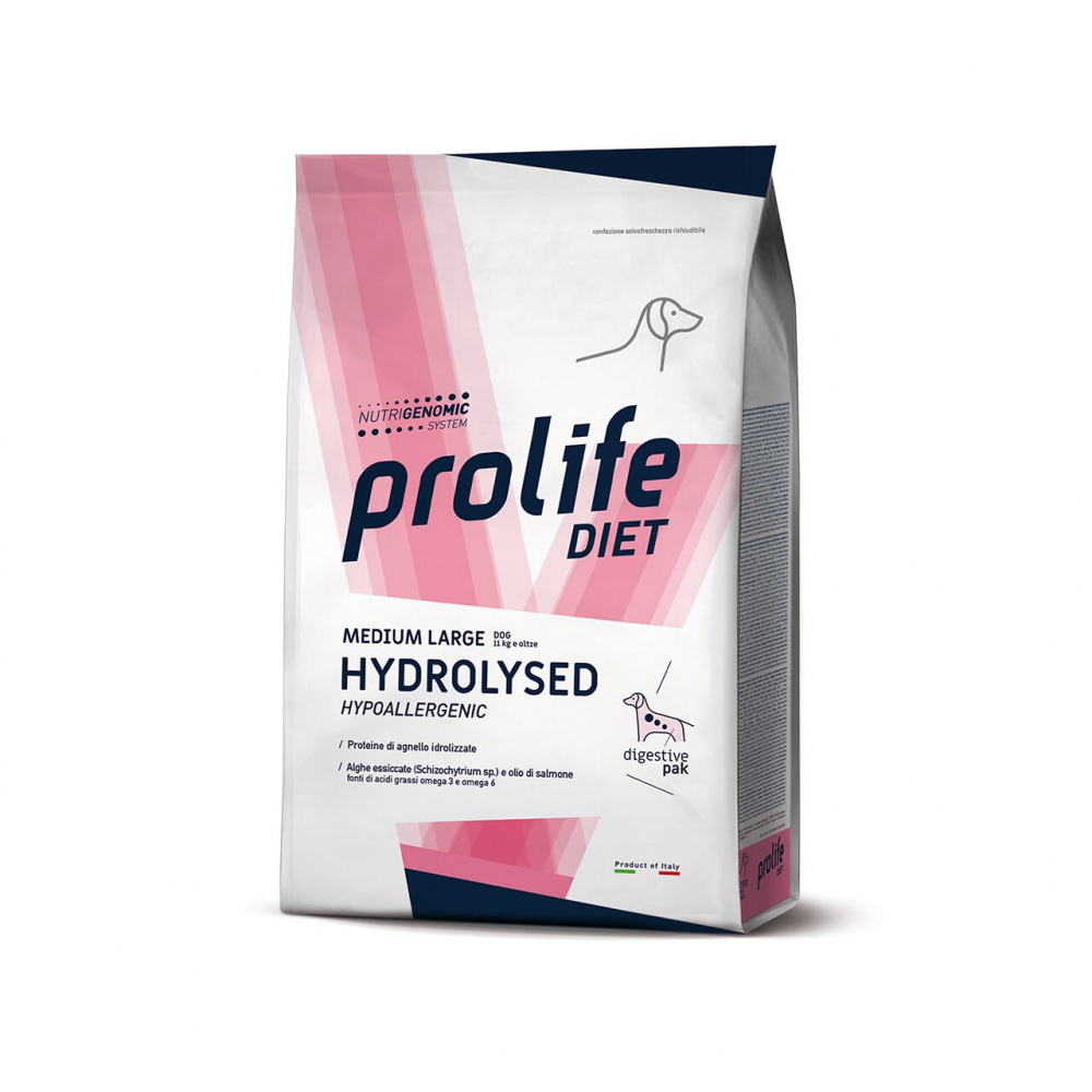 DIETA VETERINARA USCATA PROLIFE HYPOALLERGENIC HYDROLYSED MIEL PENTRU CAINI DE TALIE MEDIE/MARE 8 KG [1]