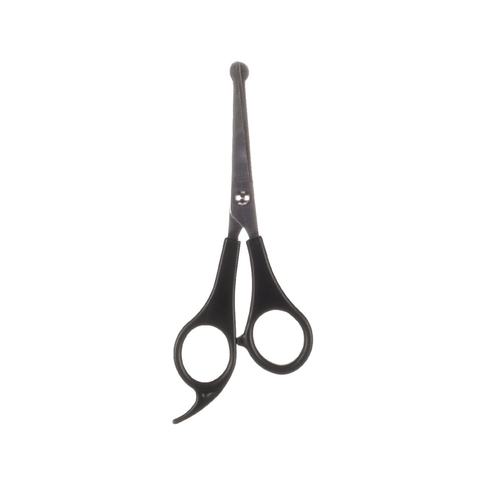 FLAMINGO Foarfecă Boantă pentru Câini 15 cm – Tuns Păr Urechi, Ochi și Lăbuțe [1]