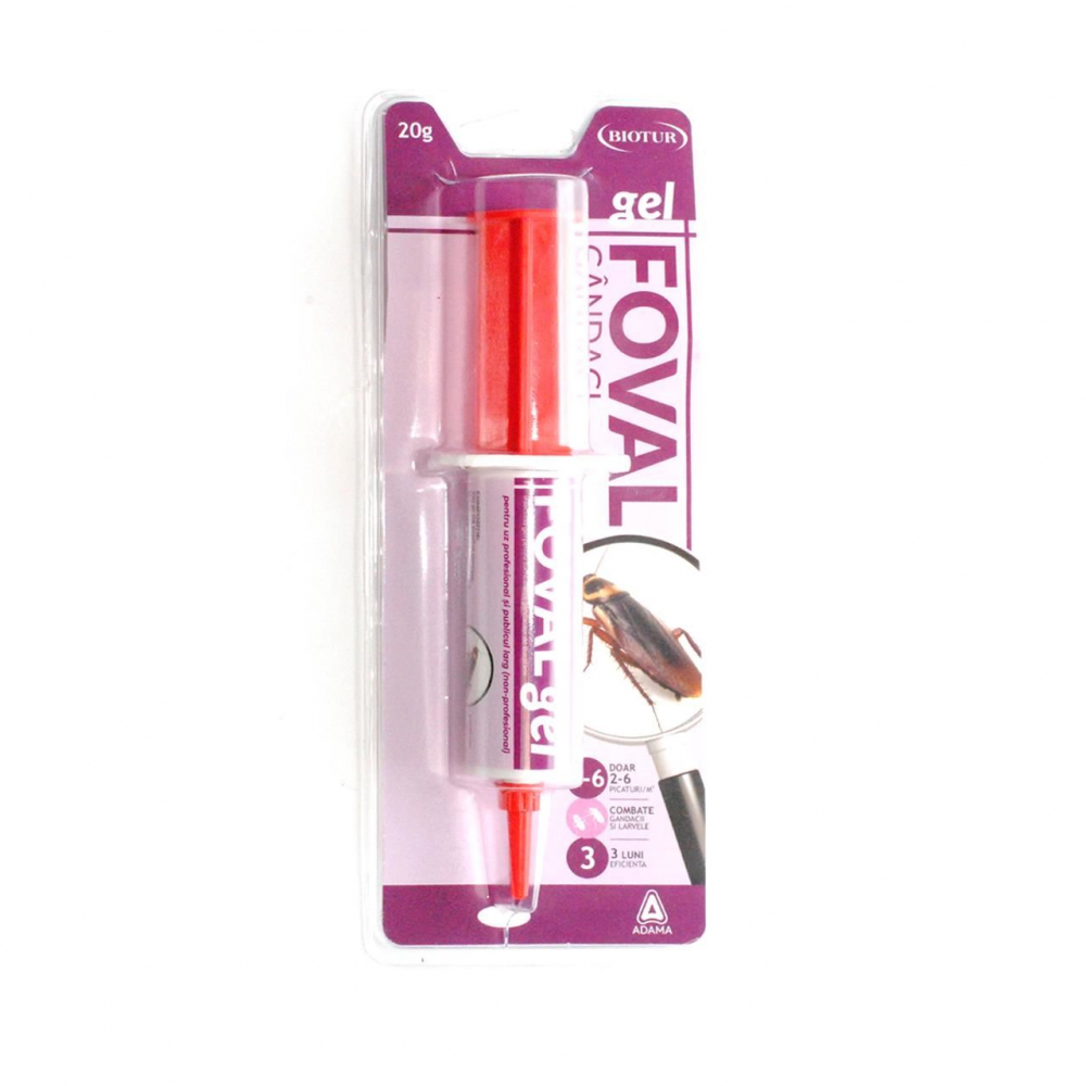 GEL INSECTICID PENTRU COMBATEREA GANDACILOR FOVAL 20g [1]