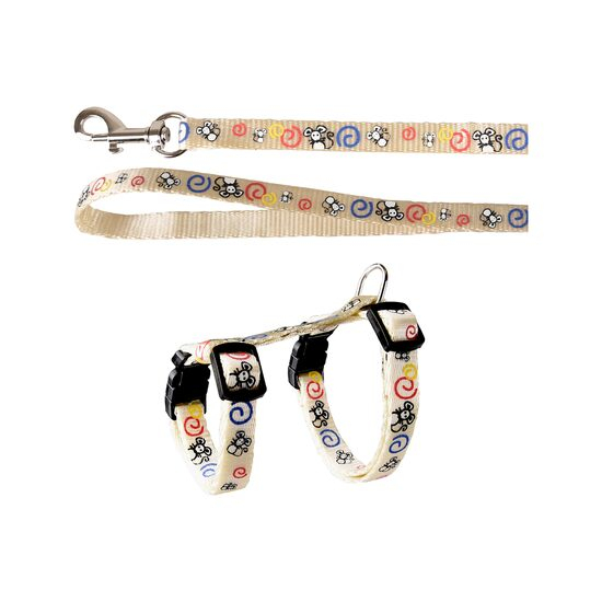 Ham pisici mici, cu lesa, ajustabil [2]