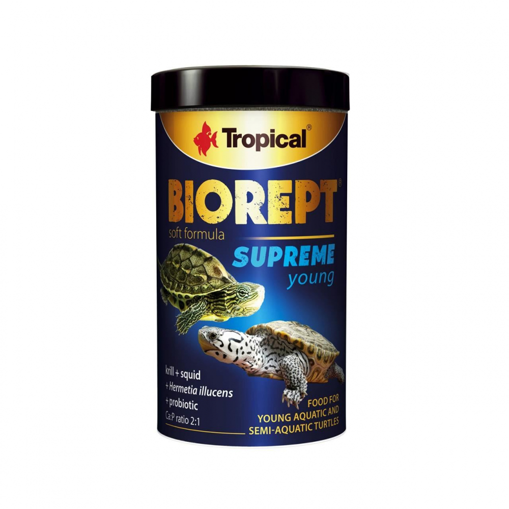 HRANA PENTRU BROASTE TESTOASE SI PESTI TROPICAL BIOREPT SOFT SUPREME 250ML/90G [1]
