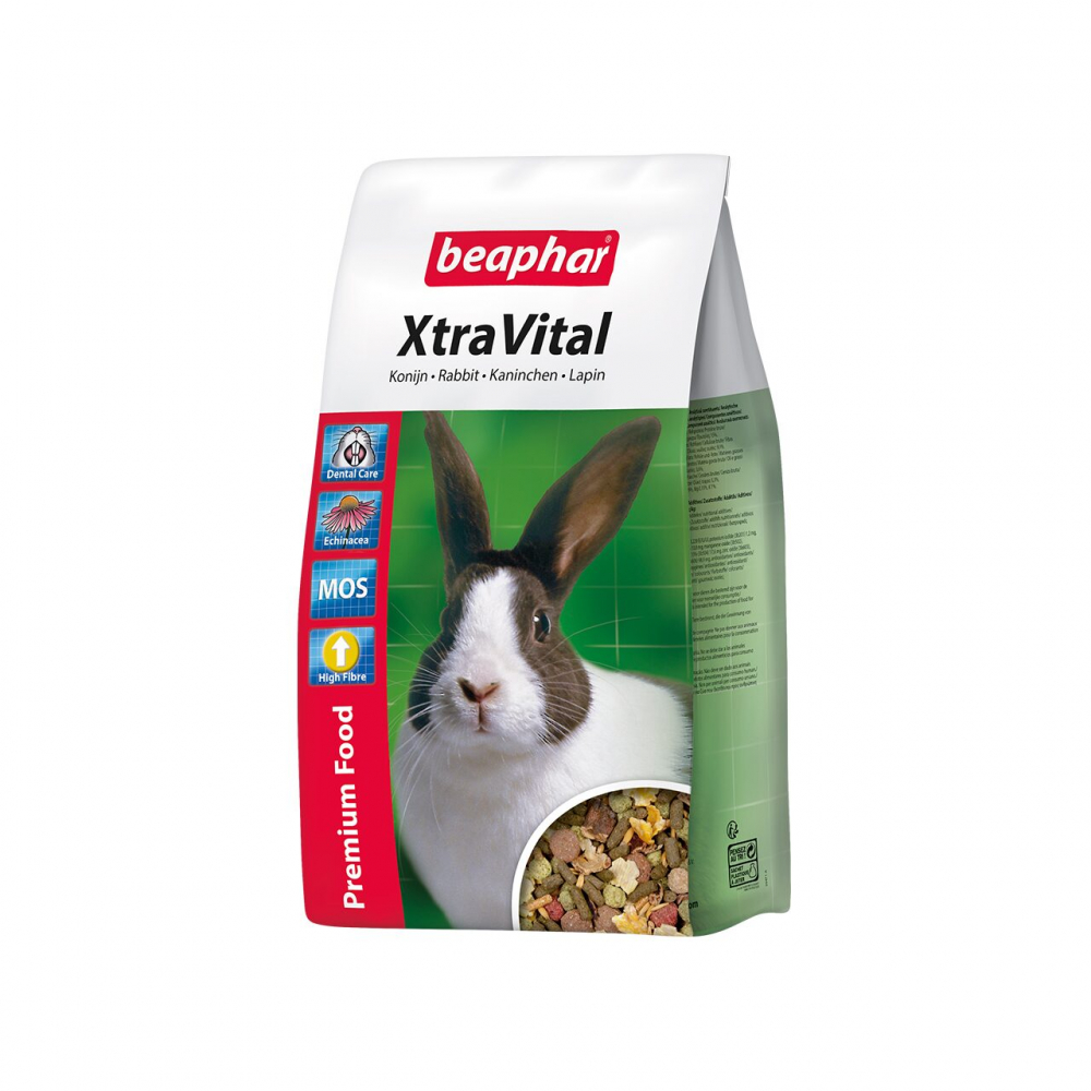 HRANA PREMIUM PENTRU IEPURI XTRA VITAL BEAPHAR 1KG [1]