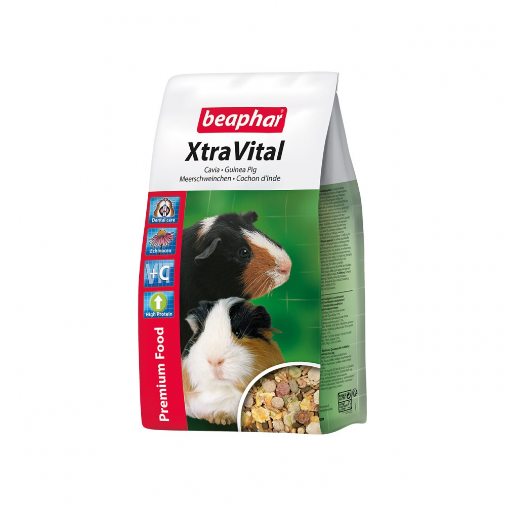 HRANA PREMIUM PENTRU PORCUSORI DE GUINEEA XTRA VITAL BEAPHAR 1KG [1]