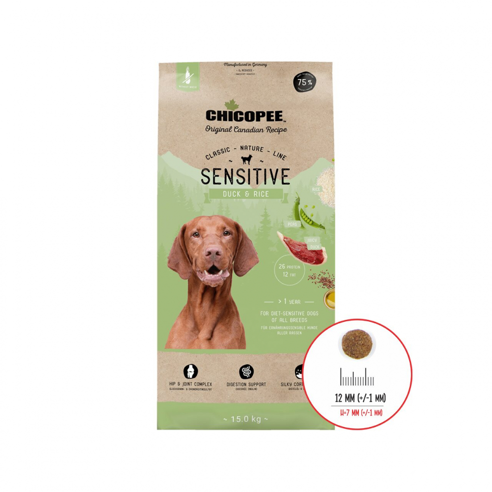 HRANA USCATA PENTRU CAINI SUPER PREMIUM CHICOPEE CNL SENSITIVE DUCK&RICE 15KG [1]