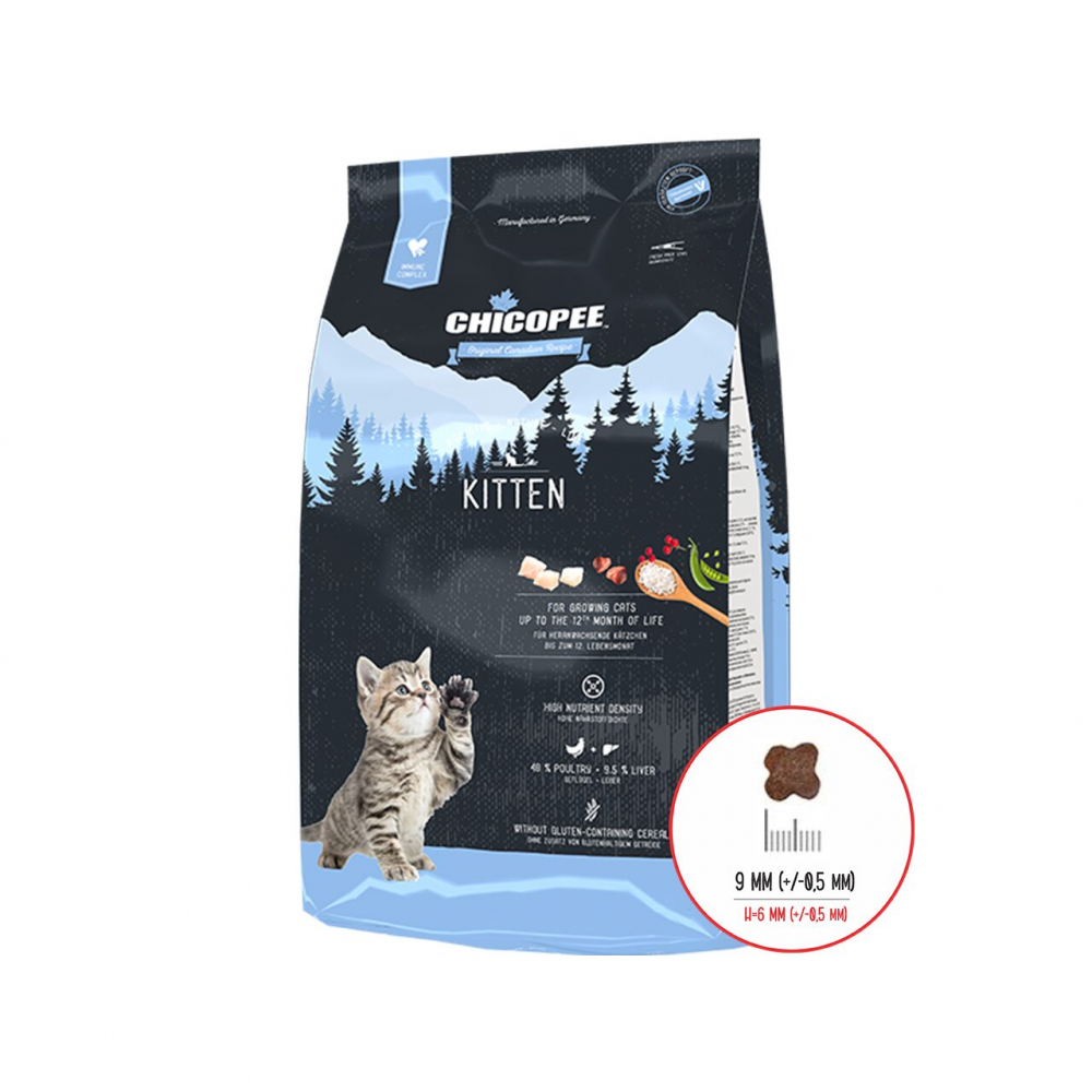 HRANA USCATA PENTRU PISICI SUPER PREMIUM CHICOPEE HNL KITTEN 8KG [1]