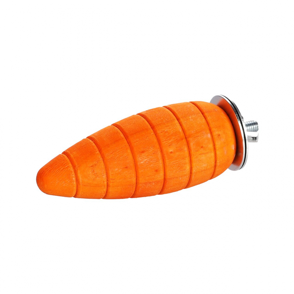 JUCARIE MASTICABILA PENTRU HAMSTERI FLAMINGO MORCOV DIN LEMN CU SUPORT 7.5CM [1]