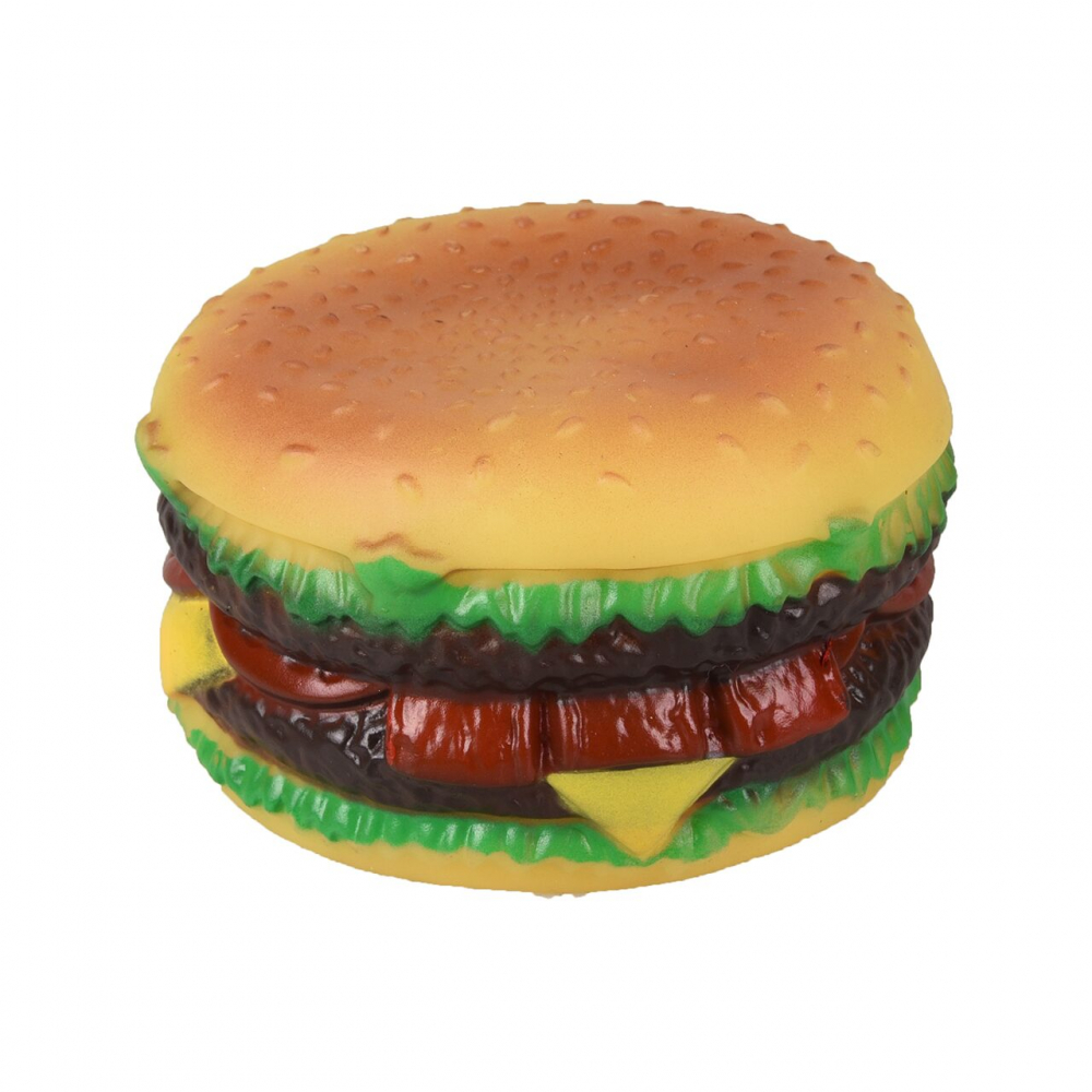 JUCARIE PENTRU CAINI FLAMINGO VINYL HAMBURGER JOE 9.5x9.5x5.5CM [1]