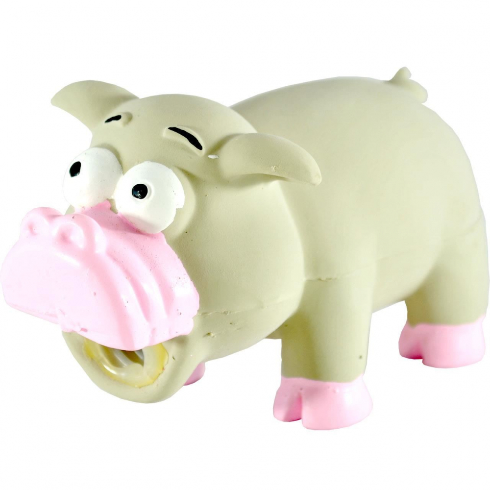 JUCARIE PENTRU CAINI HIPOPOTAM L, LATEX,14,5CM LT17019-L [1]