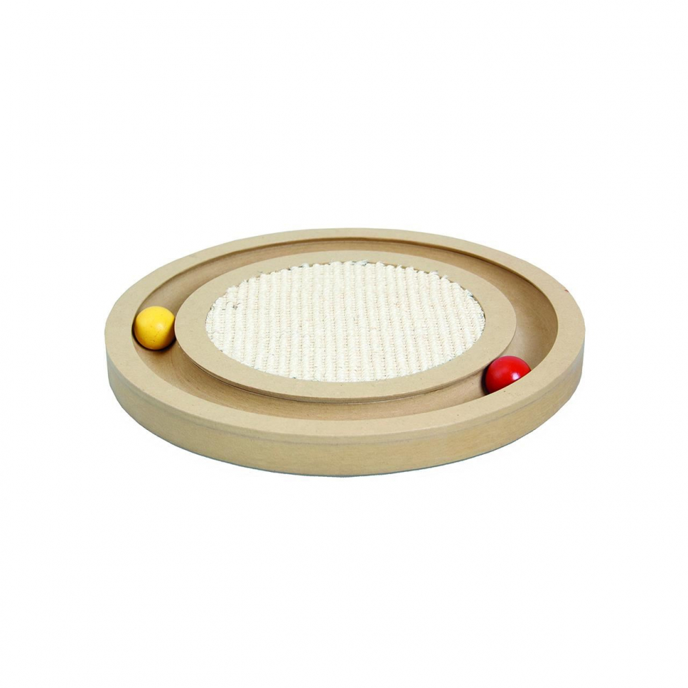 JUCARIE PENTRU PISICI FLAMINGO CIRCUIT CU MINGE 29x29x2.5CM [1]