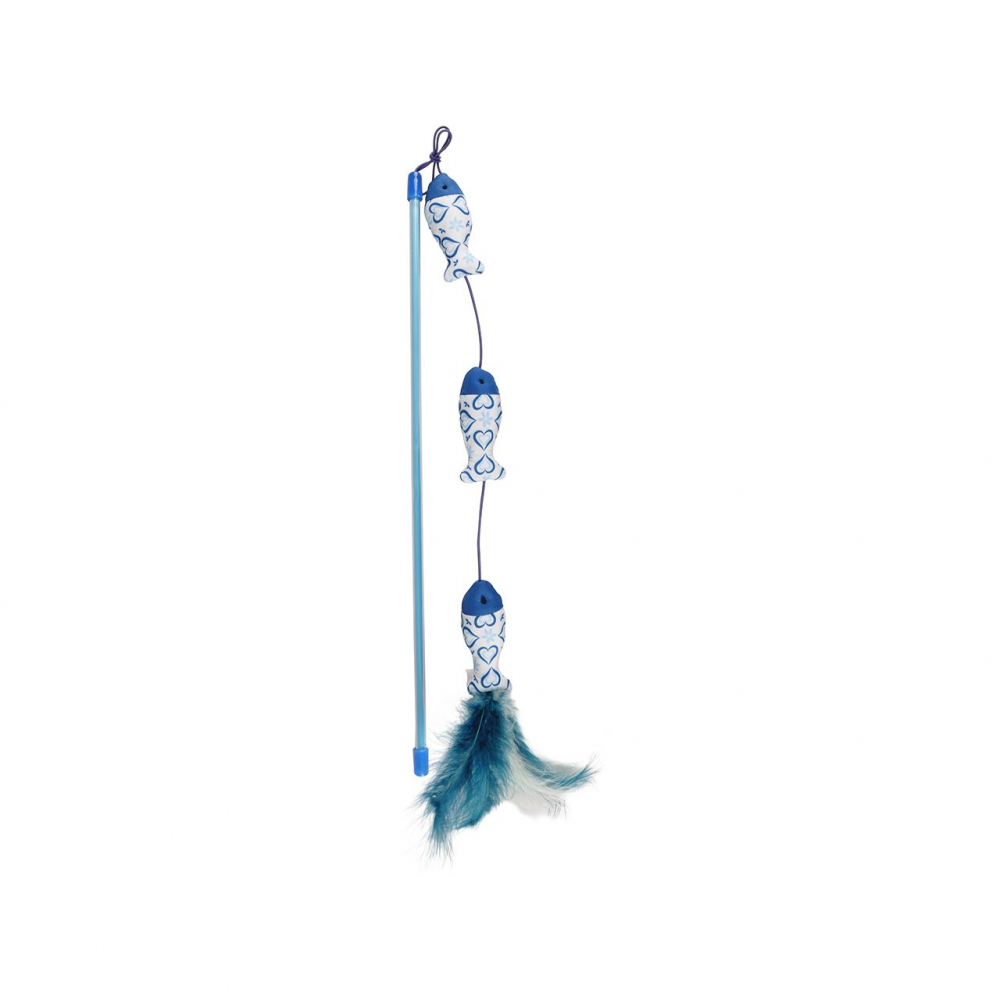 JUCARIE PENTRU PISICI FLAMINGO UNDITA CU 3 PESTI 45CM [1]