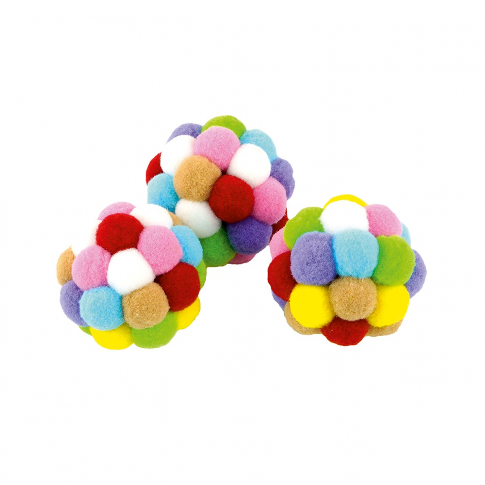 JUCARIE PENTRU PISICI MINGE RUBIC COLOR 6CM [1]