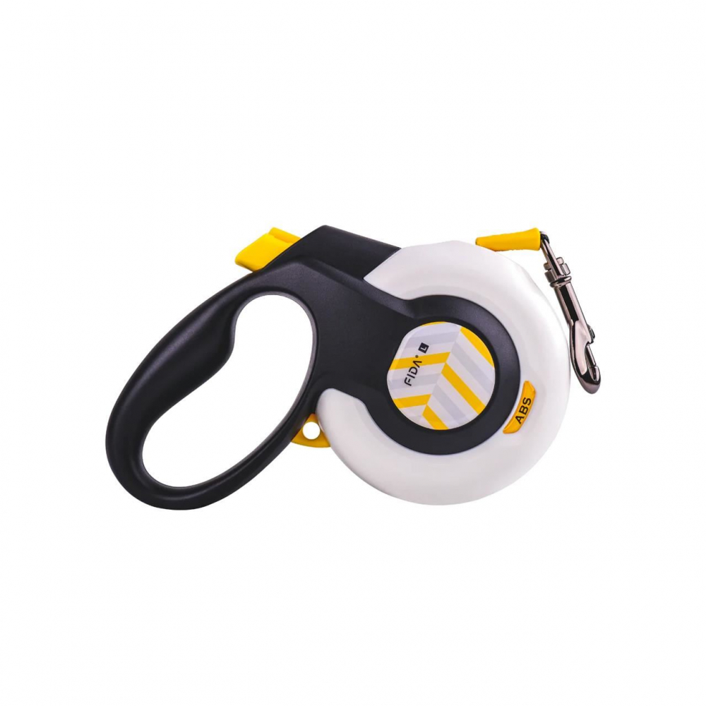 LESA PENTRU CAINI FIDA AUTOBRAKE BANDA L WHITE 5 M/25-30 KG [1]